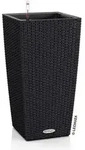LECHUZA&reg; Kunststoff-Topf Cubico Cottage, konisch, Schwarz