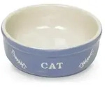 Nobby Keramikschale Cat, ca. &Oslash;13,5 cm, 250 ml, Hellblau