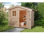 Weka Gartenhaus 123 Gr. 1, ca. B306/H242/T239 cm, Beige