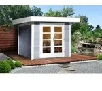 Weka Designhaus 126+ Gr. 1, ca. B361/H247/T286 cm, Hellgrau