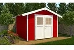 Weka Gartenhaus 122 Gr. 3, ca. B380/H253/T239 cm, Rot