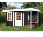 Weka Designhaus 213 A+ Gr. 2, ca. B500/H259/T339 cm, Dunkelgrau