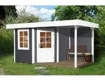 Weka Designhaus 213 A+ Gr. 1, ca. B436/H259/T278 cm, Hellgrau, Grau