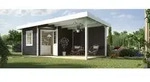 Weka Designhaus 213 B+ Gr. 2, ca. B645/H259/T339 cm, Dunkelgrau