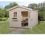 Weka Gartenhaus Premium 28, Natur