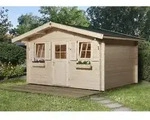 Weka Weekendhaus 138 Gr. 1, ca. B450/H299/T374 cm, Natur