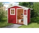 Weka Gartenhaus 123 Gr. 5, ca. B380/H253/T324 cm, Rot