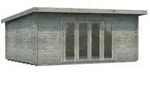 Palmako Gartenhaus Lea, Grau