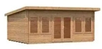 Palmako Gartenhaus Lisa, Braun