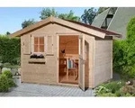 Weka Gartenhaus 123 Gr. 3, ca. B380/H253/T239 cm, Natur