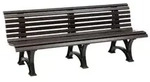 Blome Bank Borkum, 4-Sitzer, Braun