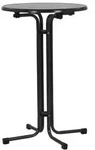 MFG Freizeitm&ouml;bel Klapp-Stehtisch, ca. &Oslash;70/H110 cm, Dunkelgrau