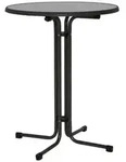 MFG Freizeitm&ouml;bel Klapp-Stehtisch, ca. &Oslash; 85/H110 cm, Dunkelgrau