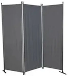 Angerer Paravent, 3-teilig, Swingtex, ca. B165/T165 cm, Dunkelgrau