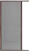 Hecht Alu-Plissee-Tür Professional, ca. B125/H220 cm, Dunkelbraun