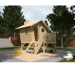 Weka Abenteuerspielhaus Lotti, ca. B214,5/H216/T223,5 cm, Natur