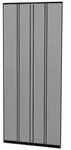Hecht Lamellenvorhang, ca. B100/H220 cm, Anthrazit