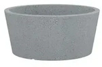Scheurich Kunststoff-Topf C-Cone Bowl, rund, ca. &Oslash;38,9/H17,5 cm, Grau