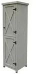 Habau Gartenschrank Ben, ca. B45/H160/T45 cm, Grau