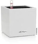 LECHUZA&reg; Kunststoff-Topf Canto Stone, eckig, ca. B14/H13,5/T14 cm, Wei&szlig;