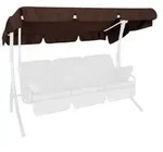 Angerer Sonnendach Swingtex f&uuml;r 3-Sitzer Hollywoodschaukeln, 210 x 145 cm,