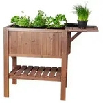 Hecht Holz-Hochbeet Cube 1, ca. B63/H80/T50 cm, Braun