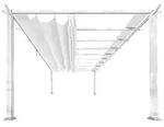 Paragon Outdoor-Pergola Florida 1111, inkl. Sonnensegel wei&szlig;, ca....
