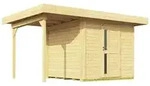 Weka Designhaus 172 A Gr.2, ca. B430/H226/T375 cm, Natur