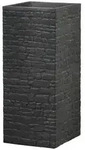 Scheurich Kunststoff-Topf Muretto High, quadratisch, Schwarz