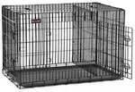 Feandrea Hundek&auml;fig mit Trennwand, ca. B107/H77,5/T70 cm