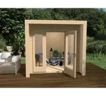 Weka Gartenhaus 263 Gr. 1, ca. B245/H227/T250 cm, Natur
