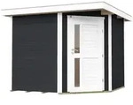 Weka Gartenhaus 229 A Gr. 2, ca. B270/H217/T270 cm, Dunkelgrau
