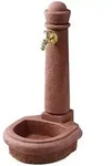 GARANTIA Kunststoff-Gartenbrunnen Venezia, 44 x 52 x 90 cm, Braun