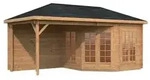 Palmako Pavillon Melanie, ca. B599/H307/T322 cm, Braun