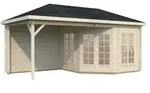 Palmako Pavillon Melanie, ca. B599/H307/T322 cm, Beige