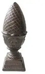 Dehner Gusseisen-Figur Pinienzapfen, Braun