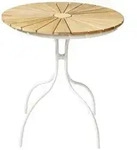Cinas Gartentisch Ellen, ca. &Oslash;80/H74 cm, Wei&szlig;