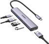 Ugreen 15495, UGREEN 5-in-1 USB-C to HDMI/USB 3.0/2*USB 2.0/PD, 1 Stk