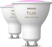 Philips 929003666502, Philips Hue White and Color ambiance 4.2W GU10 Set 2tlg, 2 Stk