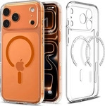Spigen ACS11109, Spigen Ultra Hybrid MagSafe Clear Orange iPhone 17 Pro Max