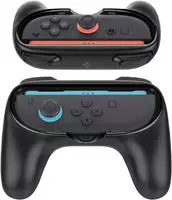 Spigen AGP10162, Spigen Joy Con Grip NS100 Black Nintendo Switch 2