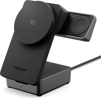 Spigen ACH10398, Spigen Essential MagSafe 3-in-1 Wireless Charger EF323MQ Black
