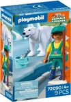 Playmobil 4008789720900, Playmobil 72090 Eisb&auml;r und Pfleger