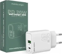 Mobile Origin FRL-PD20W-MO12, Mobile Origin PD 20 W Wall Charger MO12 1 USB-A +...