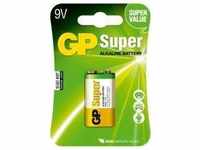 GP 1013521200, GP Alkaline-Batterie Super 9V (6LR61), 1 Stück