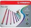 STABILO Pen 68 in der Metallbox - 20 Farben