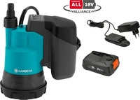 Gardena 14600-20, GARDENA Akku-Tauchdruckpumpe f&uuml;r sauberes Wasser 2000/2 - Set