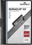 Durable 220901, DURABLE Duraclip A4, 60 Blatt, schwarz, 60 St&uuml;ck