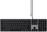 Satechi ST-UCSW3M, Satechi Slim W3 USB-C BACKLIT Wired Keyboard - Space Grey - US