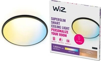 WiZ 929003227022, WiZ SuperSlim Tunable White 32 Watt - schwarz
